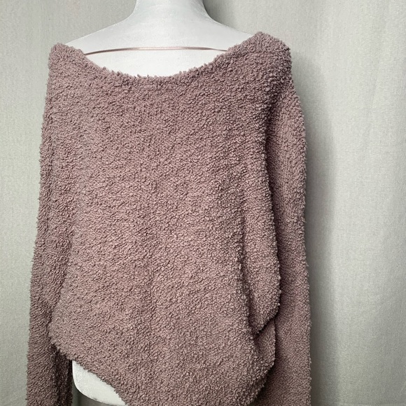 Free People Popcorn Sweater Large Blush - Picture 2 of 9